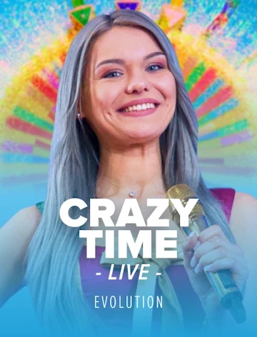 Crazy Time live table at Britsino Casino, RTP 96.1%