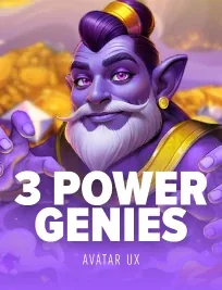 3 Power Genies from AvatarUX, RTP 96.2%, on Britsino online casino